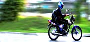Motoboy no Centro de Curitiba